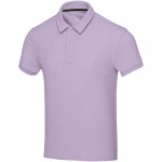 37544355-Koszulka polo Akoya, unisex, z materiału frotte z recyklingu-Liljowy 2xl