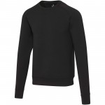38238900-Yukon sweter sportowy typu unisex z dzianiny interlock z okrągłym dekoltem-Czarny xs
