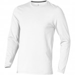 38018010-Koszulka z długim rękawem Ponoka-Biały   xs