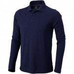 38086494-Polo z długim rękawem Oakville-granatowy  xl