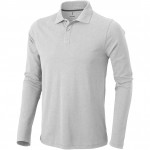 38086965-Polo z długim rękawem Oakville-Szary melanz xxl