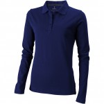 38087494-Polo z długim rękawem Oakville damskie-granatowy  xl
