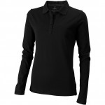 38087993-Polo z długim rękawem Oakville damskie-czarny l