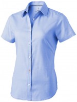 38161400-Koszula z krótkim rękawem damska Manitoba-jasny niebieski  xs