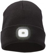 38661990-Mighty LED knit beanie, Black-czarny