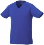39025443-T-shirt Amery z krótkim rękawem z dzianiny Cool Fit odprowadzającej wilgoć-niebieski  l
