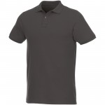 37502892-Beryl - męska organiczne polo z krótkim rękawem z recyclingu-Storm Grey m