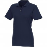 37503494-Beryl - organiczne damska polo z krótkim rękawem z recyclingu-granatowy  xl