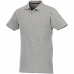 38106940-Helios - koszulka męska polo z kr&oacute;tkim rękawem-Heather Grey xs