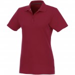 38107245-Helios - koszulka damska polo z krótkim rękawem-Bordo xxl