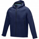 37504493-Męska kurtka softshell Coltan z materiałów z recyclingu z certyfikatem GRS-Granatowy l