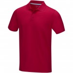 37508250-Męska organiczna koszulka polo Graphite z certyfikatem GOTS-Czerwony xs
