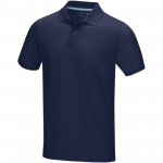 37508493-Męska organiczna koszulka polo Graphite z certyfikatem GOTS-Granatowy l