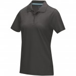 37509890-Damska organiczna koszulka polo Graphite z certyfikatem GOTS-Szary sztormowy xs