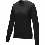 37513990-Damska organiczna bluza Jasper wykonana z GRS z recyclingu i posiadająca certyfikat GOTS-Czarny xs