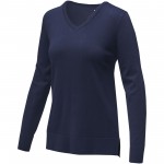 38226495-Damski sweter w serek Stanton-Granatowy xxl