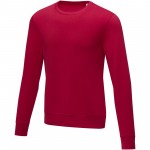 38231257-Męski sweter z okrągłym dekoltem Zenon-Czerwony 4xl
