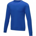 38231444-Męski sweter z okrągłym dekoltem Zenon-Niebieski xl