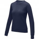 38232495-Damski sweter z okrągłym dekoltem Zenon-Granatowy xxl