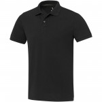 37539900-Emerald koszulka polo unisex z recyklingu z krótkim rękawem-Czarny xs