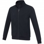 37540551-Galena&nbsp;bluza unisex z recyklingu z zamkiem błyskawicznym na całej długości-Granatowy s