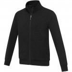 37540909-Galena&nbsp;bluza unisex z recyklingu z zamkiem błyskawicznym na całej długości-Czarny xxs
