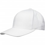 37542010-Opal 6-panelowa czapka Aware™ z daszkiem z recyklingu-Biały