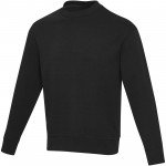 37543900-Jet sweter unisex Aware™ z okrągłym dekoltem z materiałów z recyklingu-Czarny xs